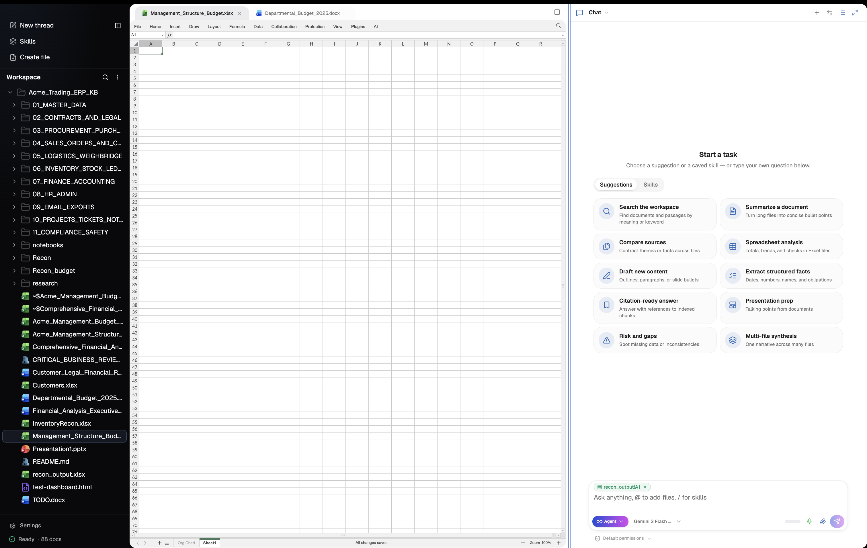 Spreadsheet